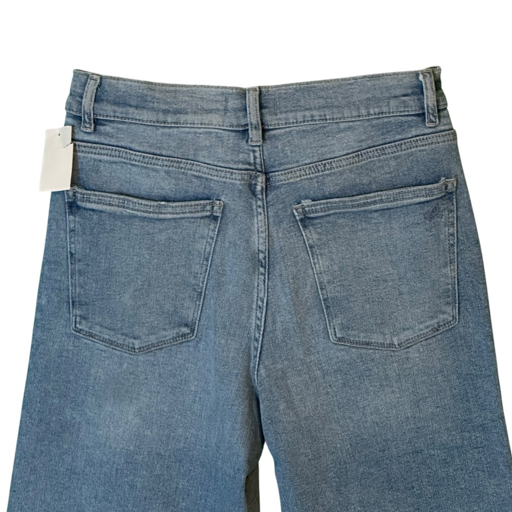 DL1961 Jeans Hepburn High Rise Wide Leg Droplet Light Wash 28 Droplet NWT - Picture 13 of 14